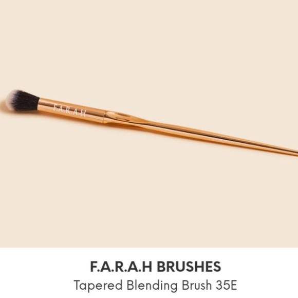 Farah Makeup Farah Tapered Blending Brush 35e Gold Collection